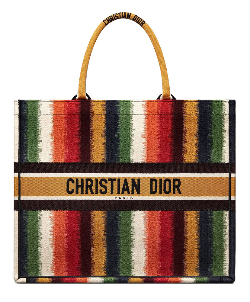 Christian Dior Cannage Embroidered Velvet Dior Book Tote